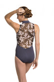 Zip Front with Floating Flower Print - AW1062FF