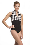 Haley with Harlequin Print - AW1064HQ