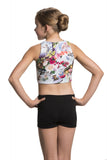 Girls Crop Top with Ballet Bunnies - AW321BB G
