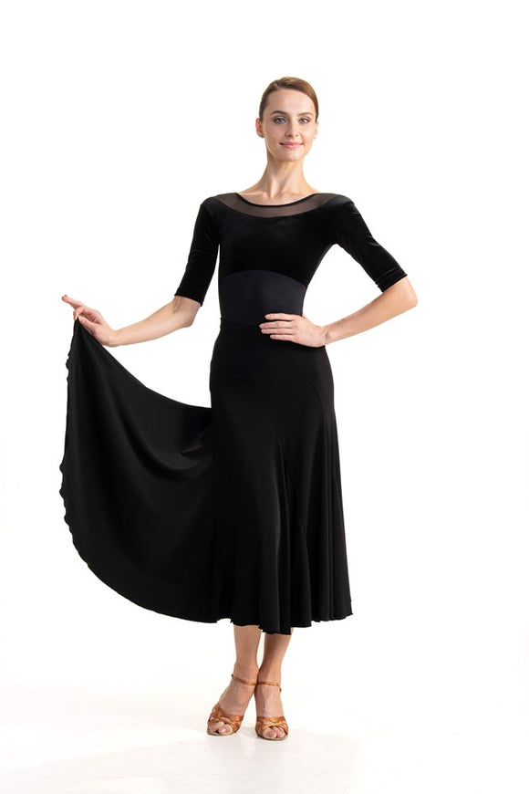Fallaway Ballroom Skirt - AW-B203