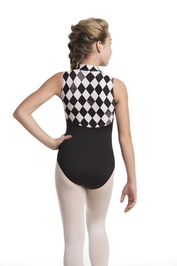 Girls Haley with Harlequin Print - AW1064HQ G