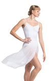 25" Long Wrap Skirt in Chiffon - AW512