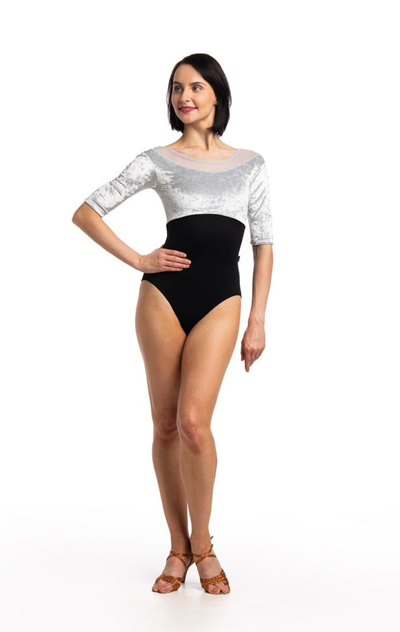 Evelyn with Mesh & Crushed Velvet - AW-B102